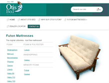 Tablet Screenshot of otisbed.com